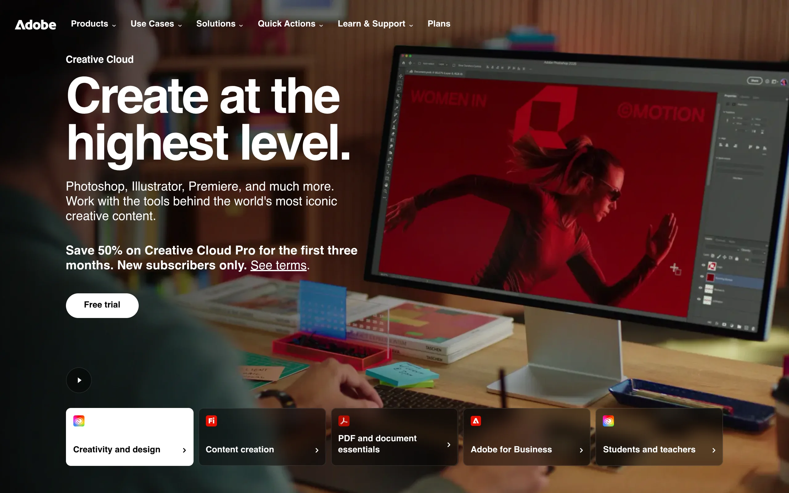 Adobe Illustrator官网截图 - 科研绘图类医学工具使用界面